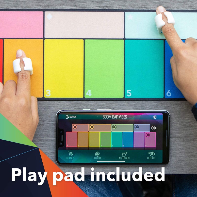 Sphero Specdrums (2 Rings) App-Enabled Musical Rings with Play Pad Included - White (SD01WRW2), Package may vary - Image 5