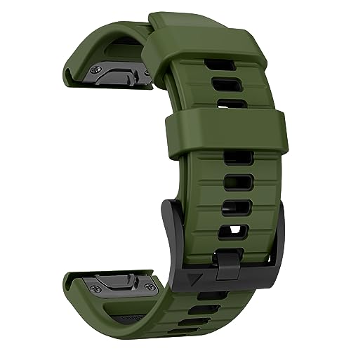 MYSNBKN Compatible with Fenix 7 Band,22mm Easy-fit Silicone Watch Strap Wristbands Replacement for Garmin Fenix 5/Fenix 5 Plus/Fenix 6/Fenix 6 Pro/Fenix 7 Pro/Forerunner 935/Forerunner945/Approach S60 - Image 1