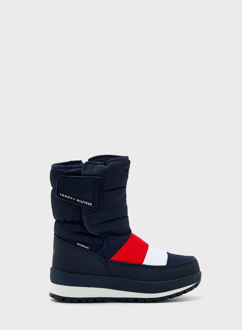 TOMMY HILFIGER Kids Velcro Snow Boots