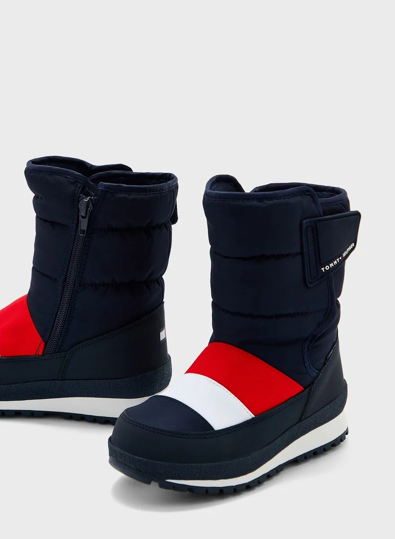 TOMMY HILFIGER Kids Velcro Snow Boots
