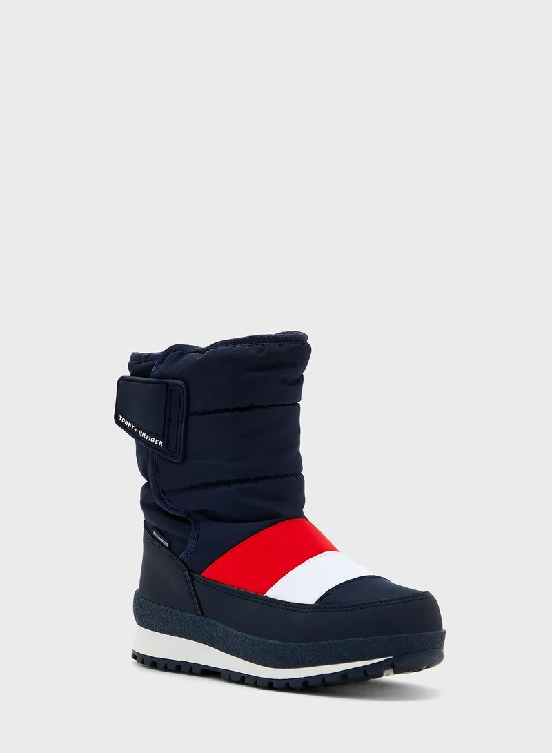 TOMMY HILFIGER Kids Velcro Snow Boots