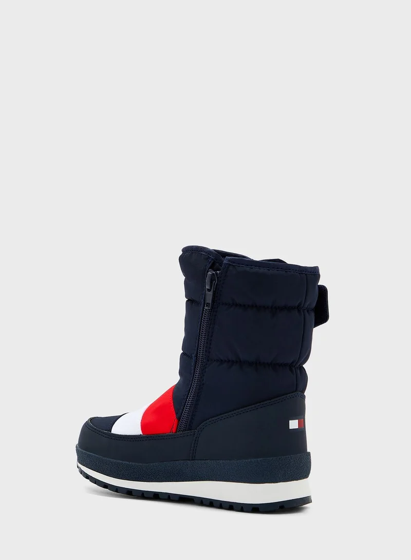 TOMMY HILFIGER Kids Velcro Snow Boots