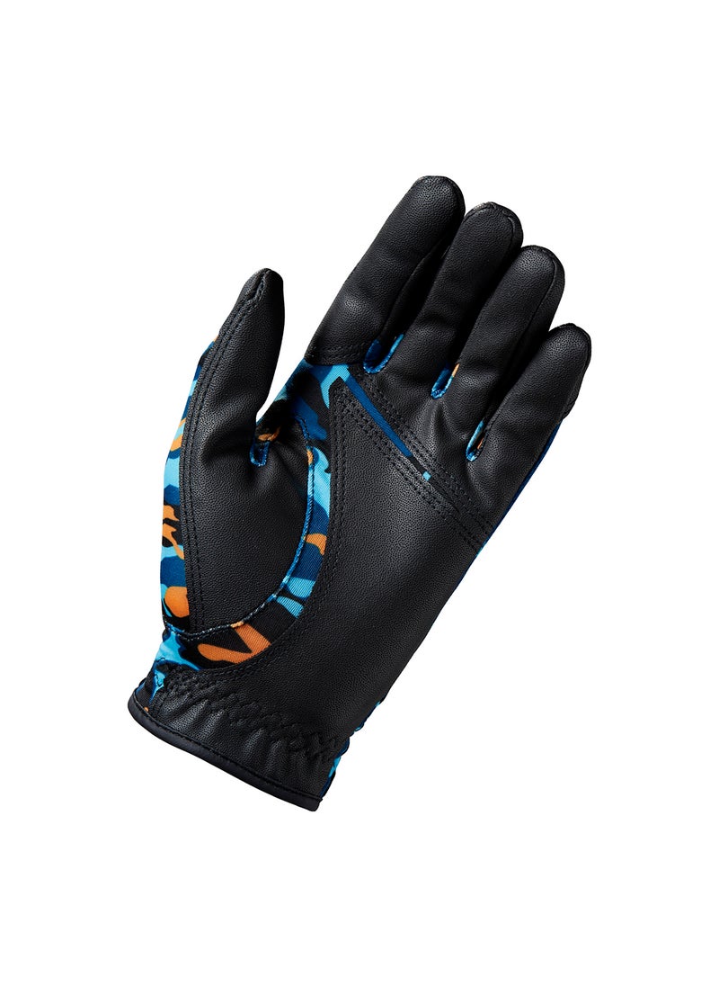 Wilson - Staff Fit All Juniors White/ Orange Camoflage Golf Gloves, Left hand - Image 1