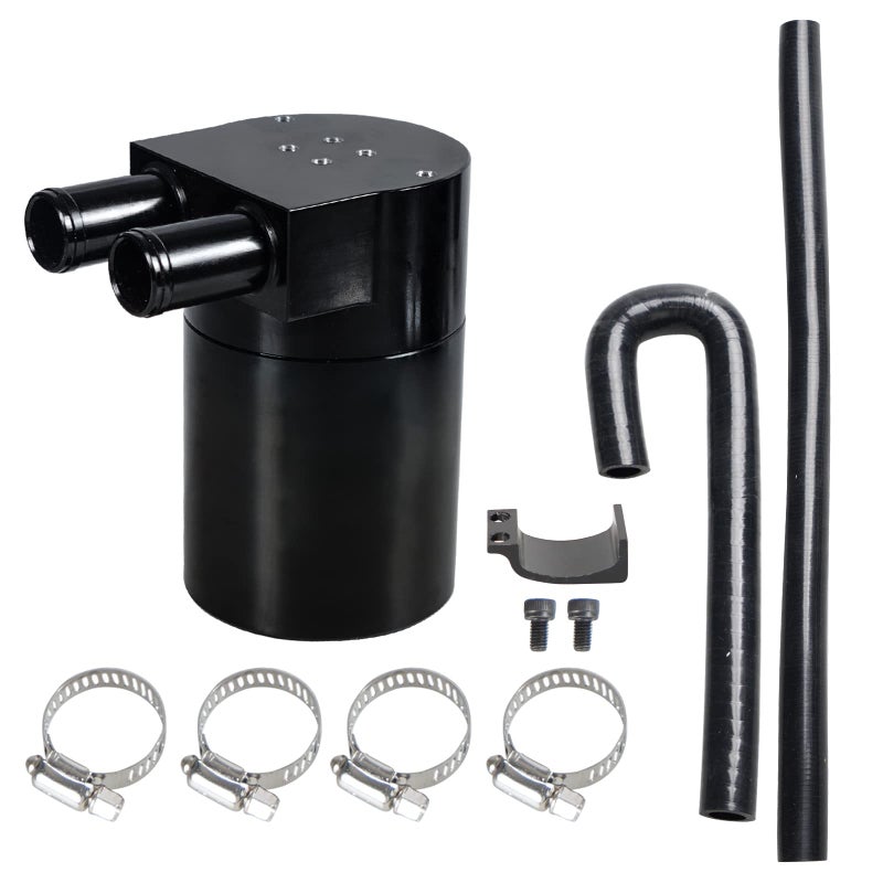 YESHMA Reservior Oil Catch Can Tank with Silicone Radiator Hose Compatible with BMW N54 335i 135i E90 E92 E82 20062010