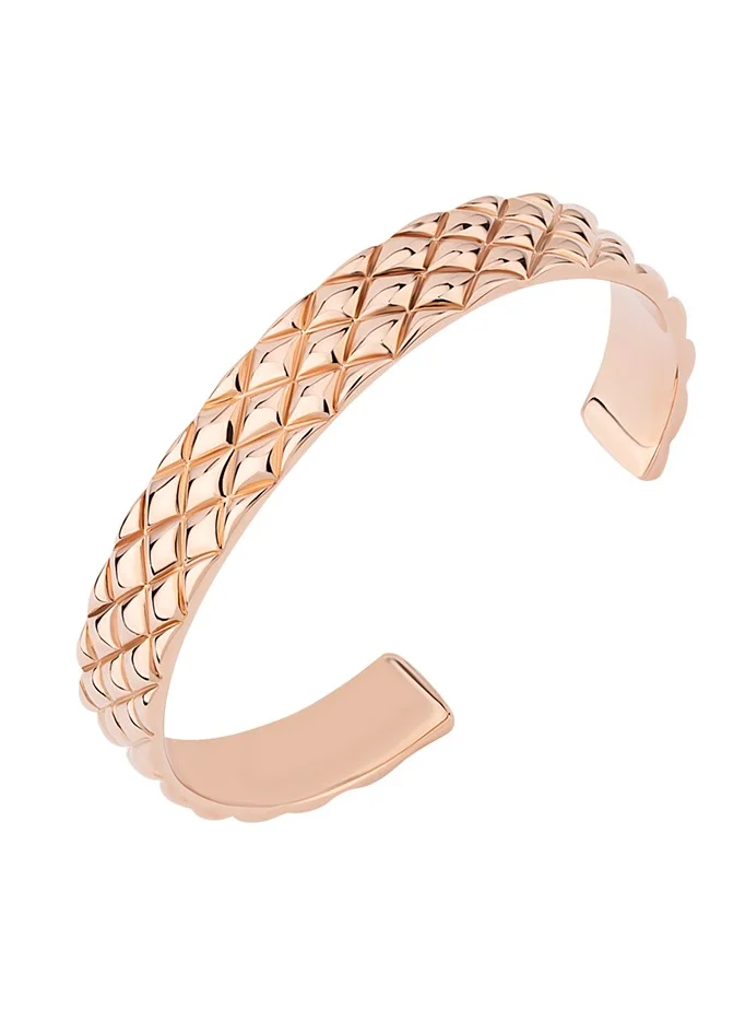 Saint Honore Paris Buffle Bay Rose Gold Opera Bangle for Women's
