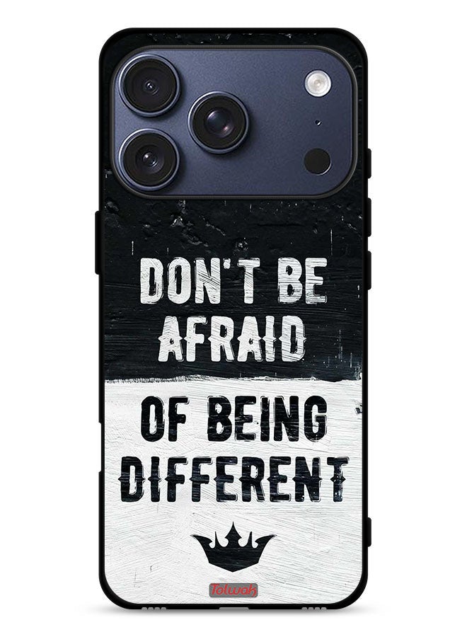 Tolwak Apple iPhone 17 Pro Protective Case Cover Do Not Be Afraid Of Being Different - Image 1