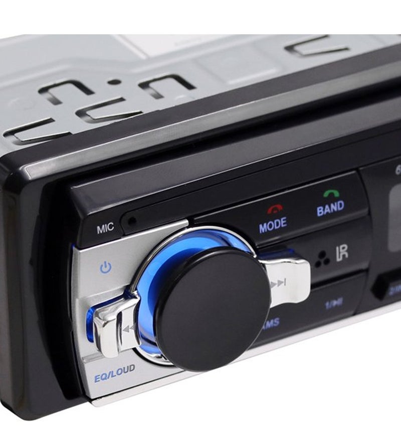 SPIDER SP-520 Single DIN Car MP3 Player Bluetooth FM Radio USB TF Card AUX Input Car Stereo Audio Receiver 60W x 4 Output LCD Display Remote Control Hands-Free Calling Dual USB Charging Music Player Universal 12V Vehicle Audio System - Image 2