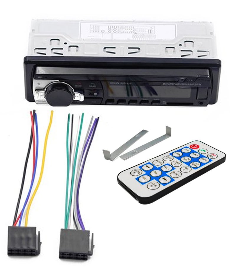 SPIDER SP-520 Single DIN Car MP3 Player Bluetooth FM Radio USB TF Card AUX Input Car Stereo Audio Receiver 60W x 4 Output LCD Display Remote Control Hands-Free Calling Dual USB Charging Music Player Universal 12V Vehicle Audio System - Image 3