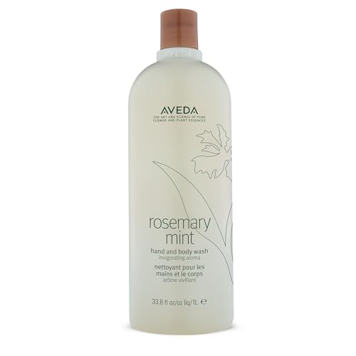 Aveda Rosemary Mint Hand  Body Wash  Liquid Hand Soap and Body Wash  with Invigorating Aroma of Certified Organic Peppermint  Rosemary 338 Fl Oz