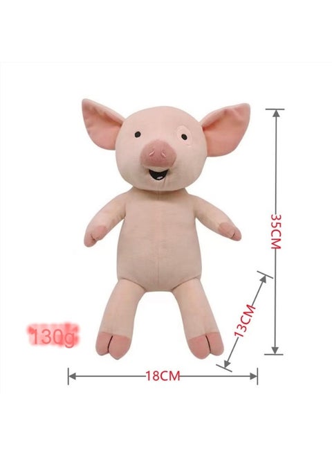 If You Give A Mouse A Cookie Plush Toy - Pink Pig Mouse Children's Storybook Companion
