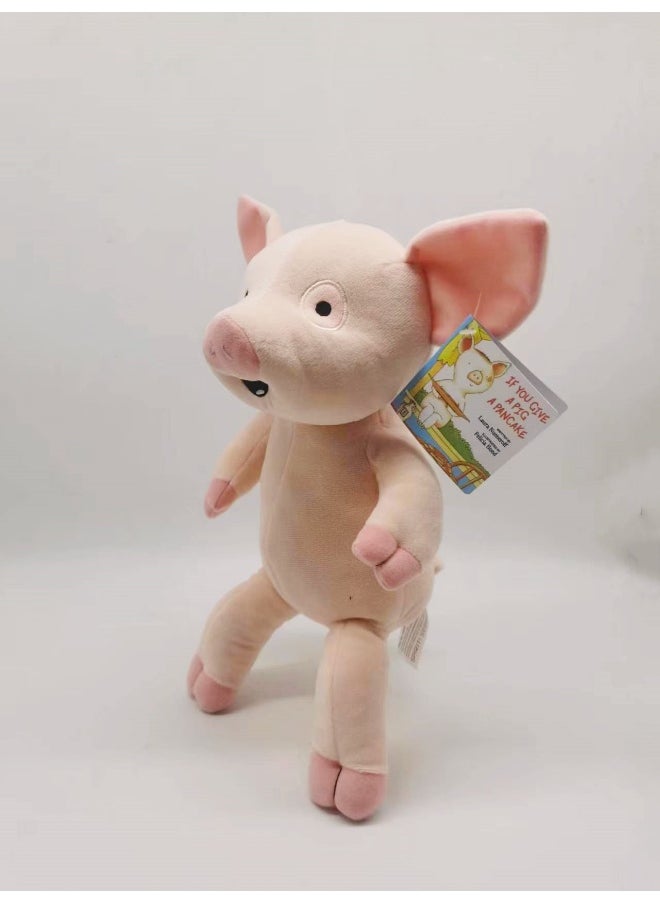 null - If You Give A Mouse A Cookie Plush Toy - Pink Pig Mouse Children's Storybook Companion - Image 1