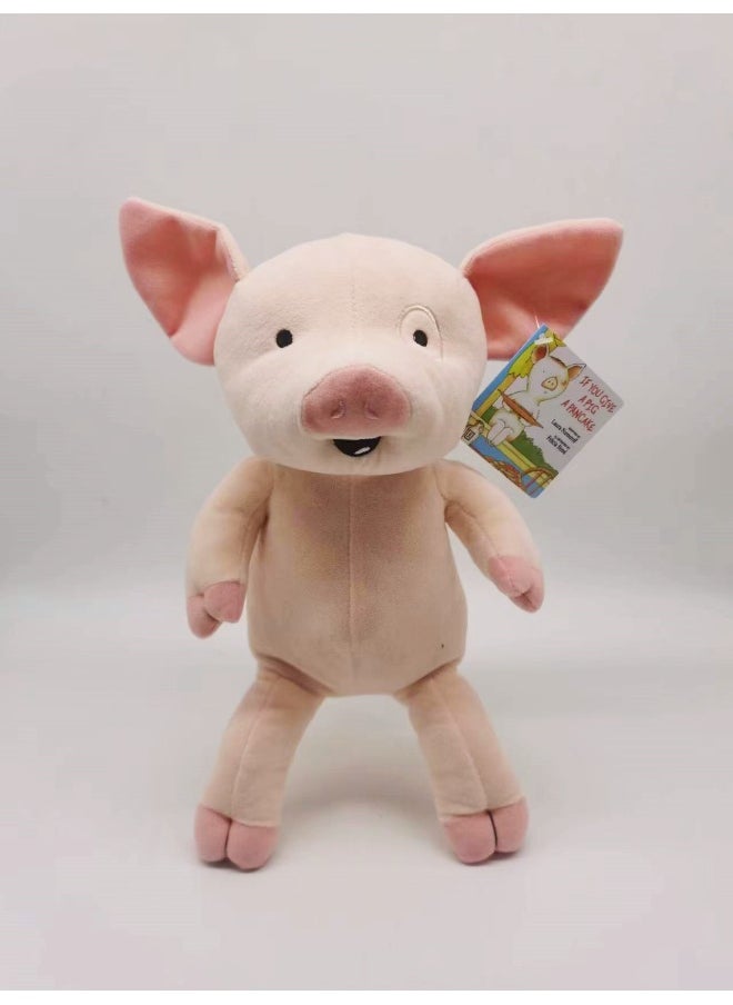 null - If You Give A Mouse A Cookie Plush Toy - Pink Pig Mouse Children's Storybook Companion - Image 1