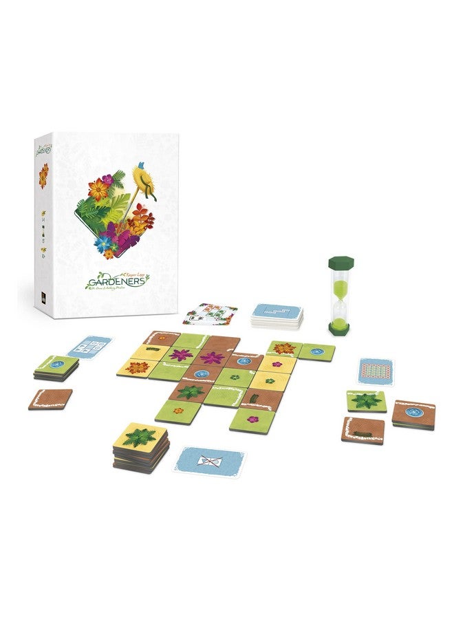 Sit Down! Gardeners - Sit Down! Tile-Placement Game, Arrange As Many Gardens As Possible, Simultaneous Cooperative Game, Play Solo Mode Or With Up To 4 Players, 15 Minute Play Time, For Ages 10+ - Image 2