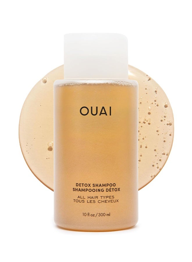 Ouai Detox Shampoo, Clarifying Cleanse For Dirt, Oil, Product And Hard Water Buildup, Get Back To Super Clean, Soft And Refreshed Locks, Free From Parabens, Sulphates And Phthalates (10 oz/300ml) - Image 1