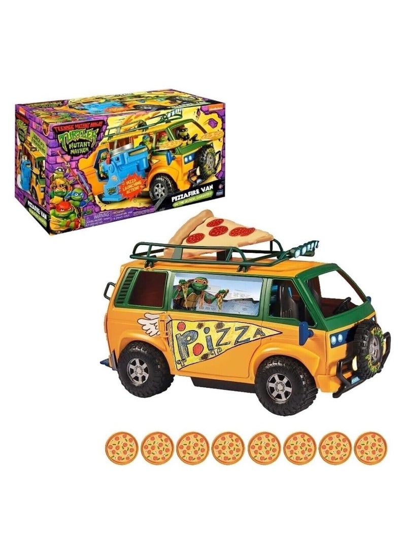 TMNT Teenage Mutant Ninja Turtles: Mutant Mayhem Pizza Fire Delivery Van - Image 4