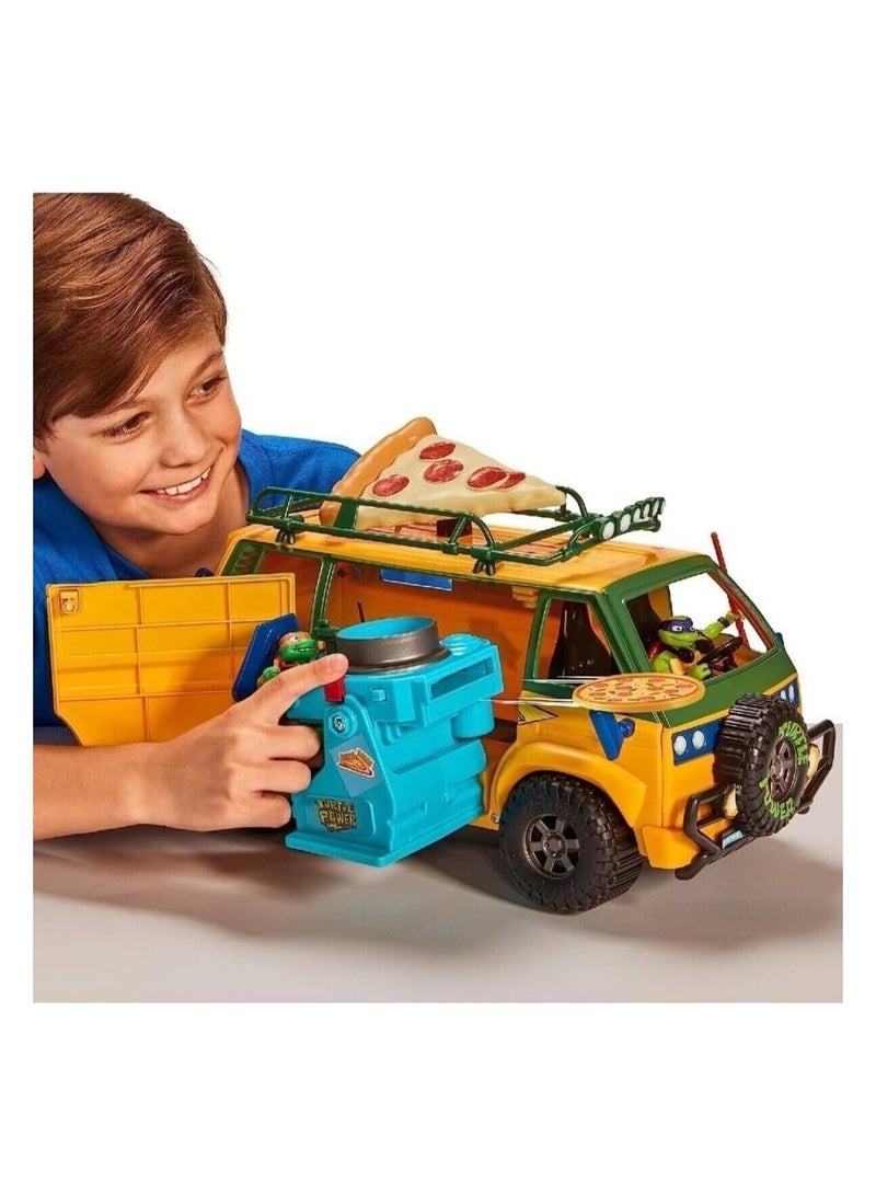 TMNT Teenage Mutant Ninja Turtles: Mutant Mayhem Pizza Fire Delivery Van - Image 5