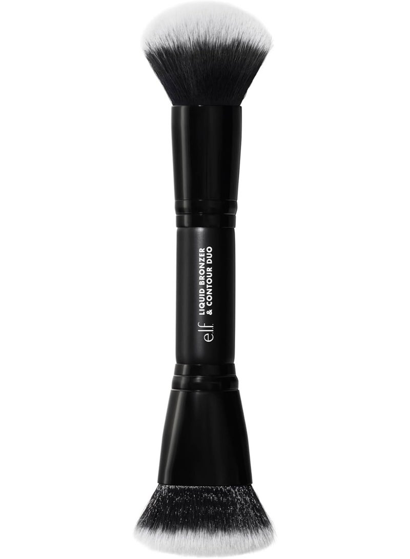 elf Camo Liquid Bronzer & Contour Duo Brush - Image 1