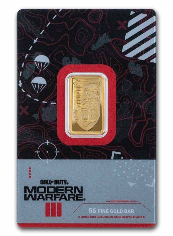 PAMP Suisse Call of Duty MWIII Proof-Like Gold 5 gram Bar 9999 - Image 2