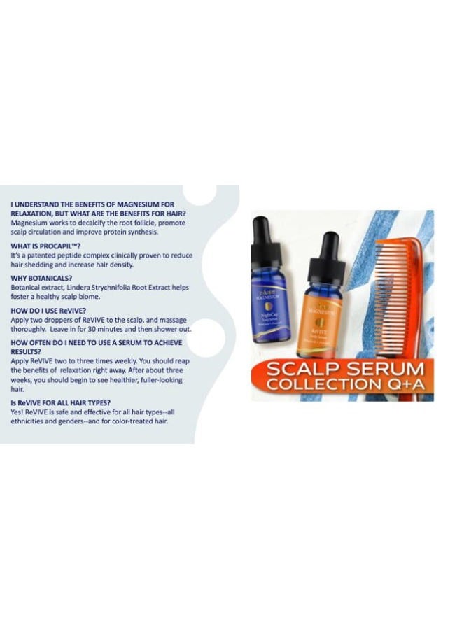 nfuse REVIVE Hair Growth Serum with Magnesium, Peptides and Botancials, Nourishing Scalp Serum for Thinning Hair, Helps Reduce Shedding & Supports Fuller, Thicker, Healthier Hair - Image 2