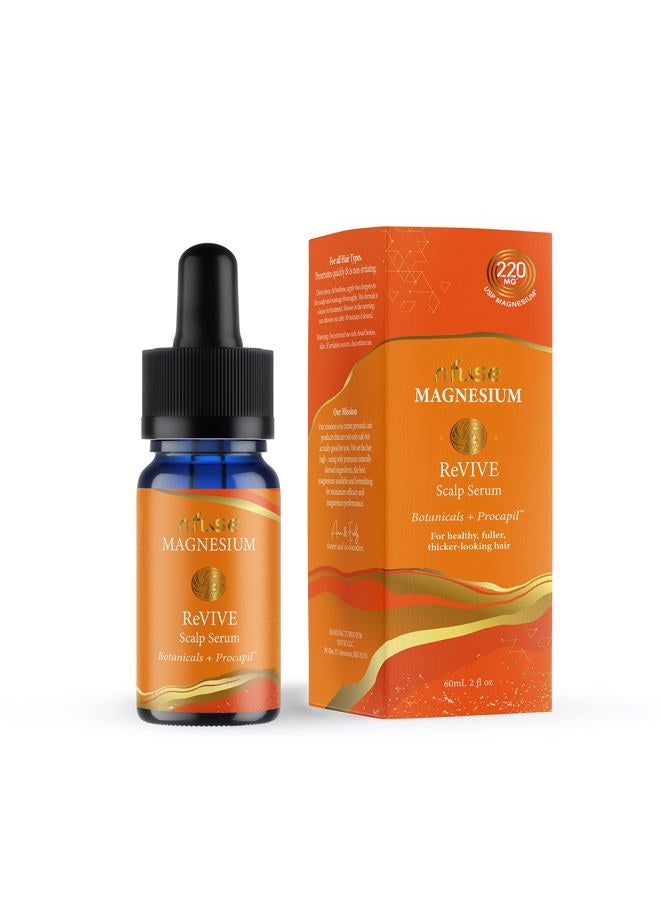 nfuse REVIVE Hair Growth Serum with Magnesium, Peptides and Botancials, Nourishing Scalp Serum for Thinning Hair, Helps Reduce Shedding & Supports Fuller, Thicker, Healthier Hair - Image 1