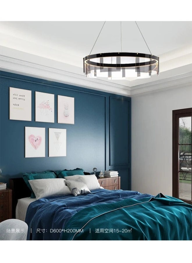 Hummer Modern black chandelier with 3 lights, 36 watts  - Image 1
