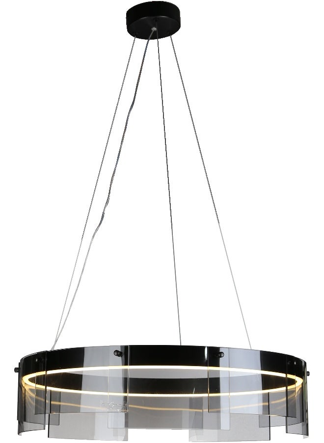 Hummer Modern black chandelier with 3 lights, 36 watts  - Image 2