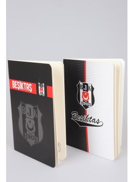 Beşiktaş Licensed Dotted Notebook, Pencil and Eraser Set  - Image 2
