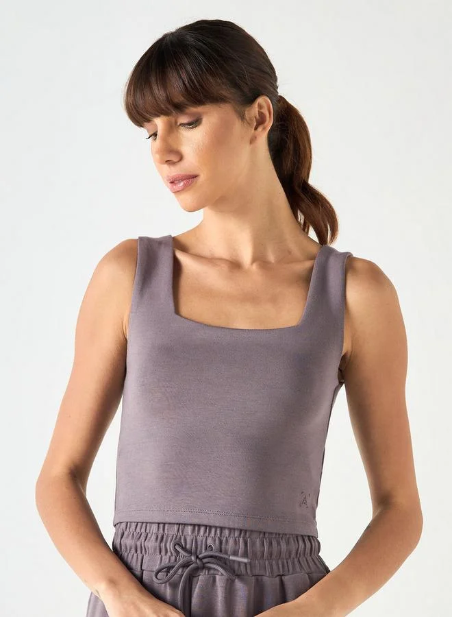 ADOT by Splash Square Neck Tank Top