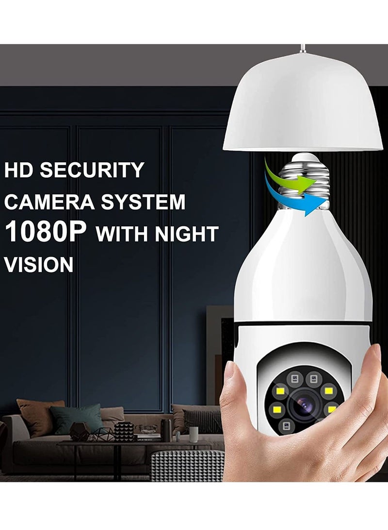 Y22-1080P light bulb IP Camera Camera dual light HD night vision wireless camera wifi camera cloud table lamp - Image 2