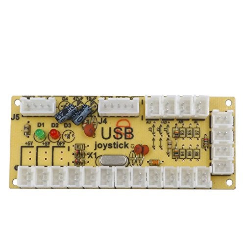 SJ@JX Arcade Game Controller USB Encoder Zero Delay 2 Player to Joystick Button for PC MAME Raspberry Pi Retro - Image 4