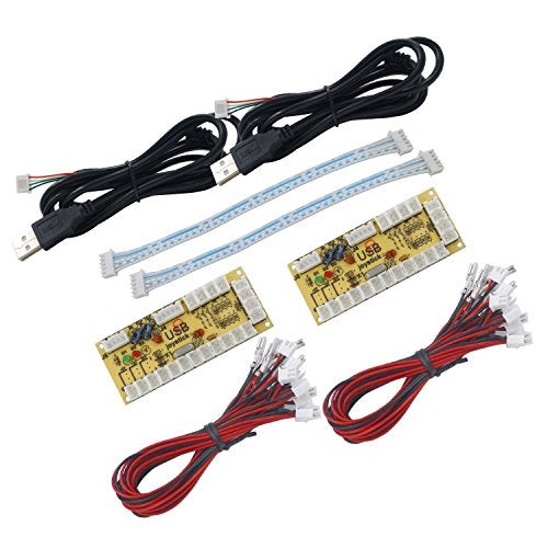 SJ@JX Arcade Game Controller USB Encoder Zero Delay 2 Player to Joystick Button for PC MAME Raspberry Pi Retro - Image 1