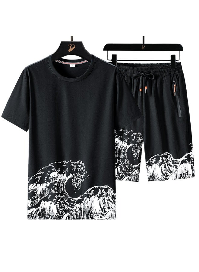 KUYING New Fashion Ice Silk Speed Drying Sports Set - Image 1