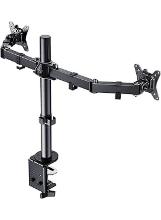 Dual Monitor Desk Stand – Sturdy, fully adjustable steel stand, supports two monitors up to 30 inches, with a maximum weight of 10 kg per monitor. - Image 1