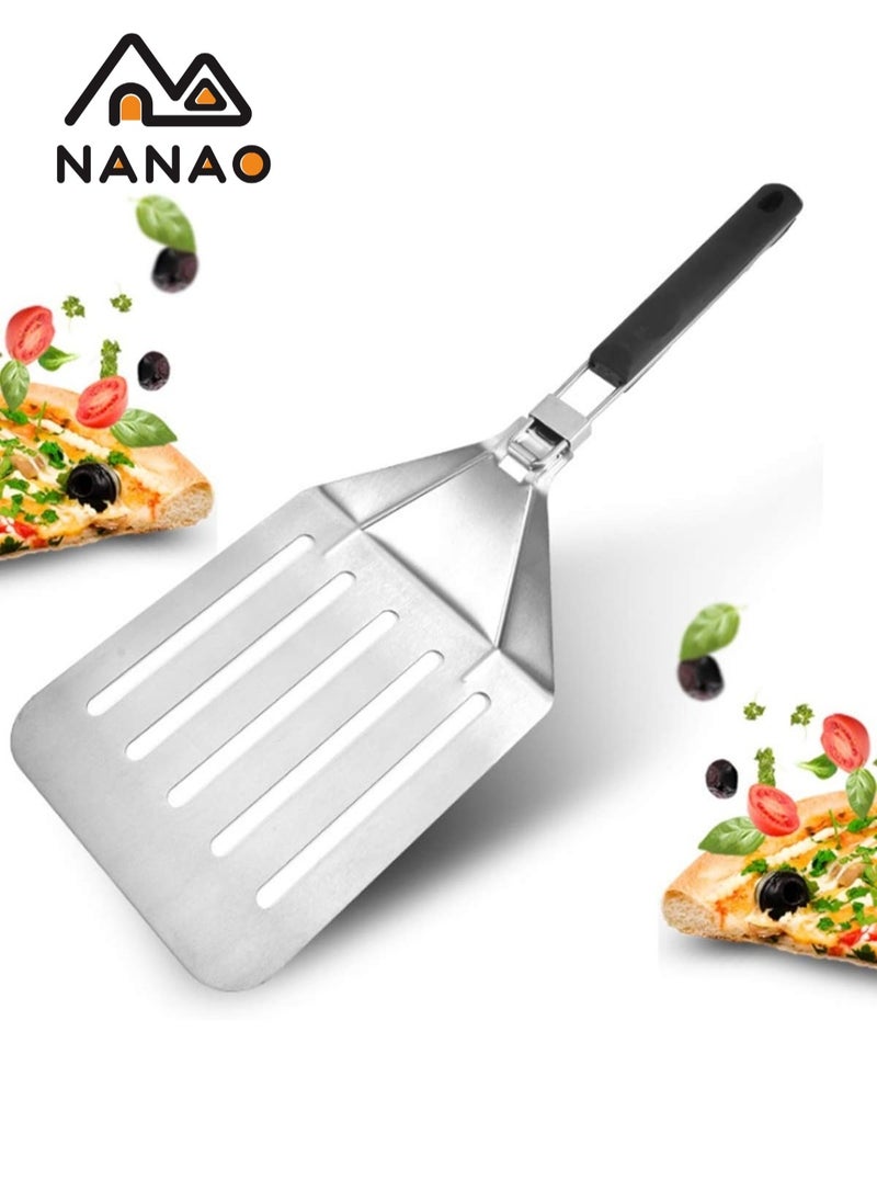 NANAO Pizza Turning Peel,  Perforated Pizza Peel, Material Non-slip Durable Turning Peel Pizza for Homemade Pizza Bread Bakers(7.9 inch)  - Image 1