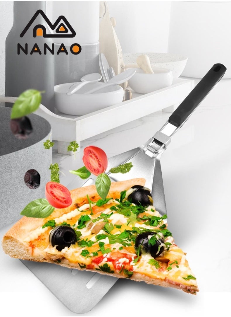 NANAO Pizza Turning Peel,  Perforated Pizza Peel, Material Non-slip Durable Turning Peel Pizza for Homemade Pizza Bread Bakers(7.9 inch)  - Image 3