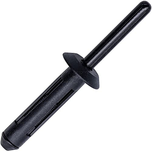 Rexka 30pcs Fender Flare Bumper Door Trim Plastic Rivet Retainer 1/4 Hole Compatible with Chrysler 6506007AA 07-20 Jeep Wrangler, Wrangler Unlimited JK & 02-12 Liberty KJ GM 10184895 Ford N803862-S - Image 2