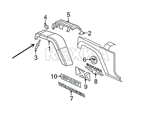 Rexka 30pcs Fender Flare Bumper Door Trim Plastic Rivet Retainer 1/4 Hole Compatible with Chrysler 6506007AA 07-20 Jeep Wrangler, Wrangler Unlimited JK & 02-12 Liberty KJ GM 10184895 Ford N803862-S - Image 4
