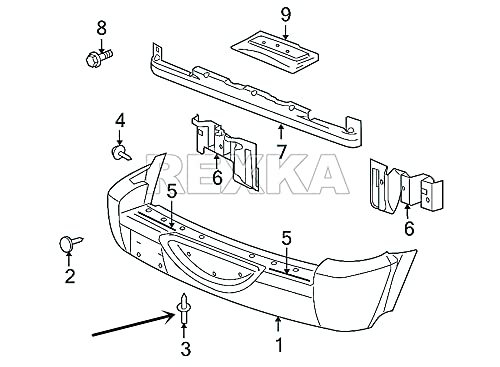 Rexka 30pcs Fender Flare Bumper Door Trim Plastic Rivet Retainer 1/4 Hole Compatible with Chrysler 6506007AA 07-20 Jeep Wrangler, Wrangler Unlimited JK & 02-12 Liberty KJ GM 10184895 Ford N803862-S - Image 5