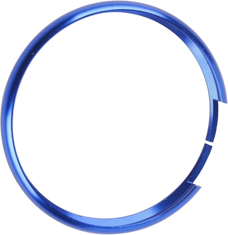 Aluminum Alloy Remote Key Trim, Decorative Ring for MINI R55 R56 R57 R58 R59 R60, Protect Scratches & Dents, Made of , , Fine Workmanship, Prevent Fading, Direct (Dark Blue) - Image 1