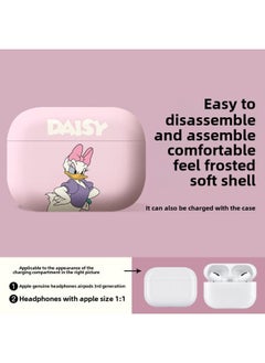 Strawberry Bear Family Airpods Protective Case Cartoon Cute Suitable For Apple 1/2/3 Generation Bluetooth Headset Soft Case-Color:Angry Bag-pink-Model:Airpods4 (universal For Noise Reduction Version/regular Version)