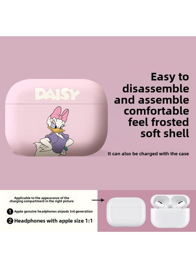 Generic - Strawberry Bear Family Airpods Protective Case Cartoon Cute Suitable For Apple 1/2/3 Generation Bluetooth Headset Soft Case-Color:Angry Bag-pink-Model:Airpods4 (universal For Noise Reduction Version/regular Version) - Image 1