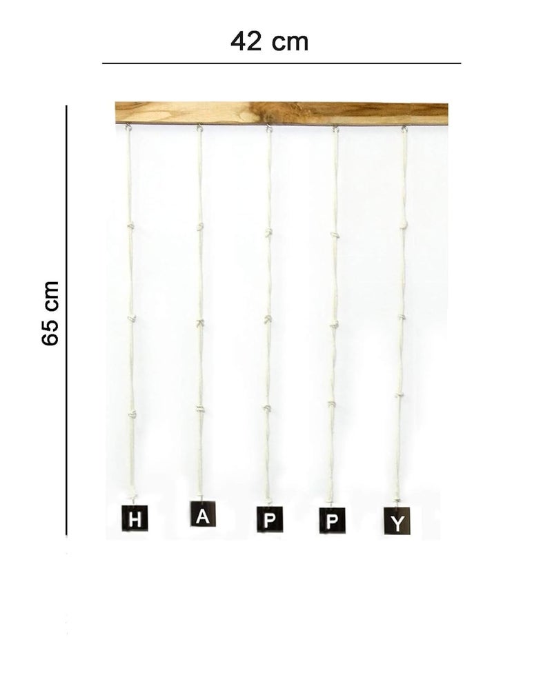 Vah Wood Picture Photo Frame Organizer Hanging Album with Clips Multicolor - Image 2