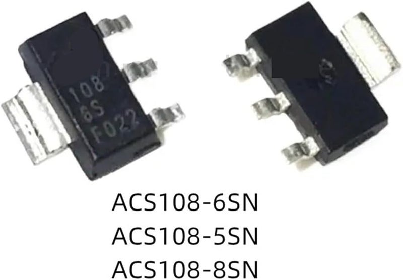 ACS108 8SN ACS108 6SN ACS108 5SN SOT 223 Chipset 10 Pieces ACS108 8SN TR - Image 3