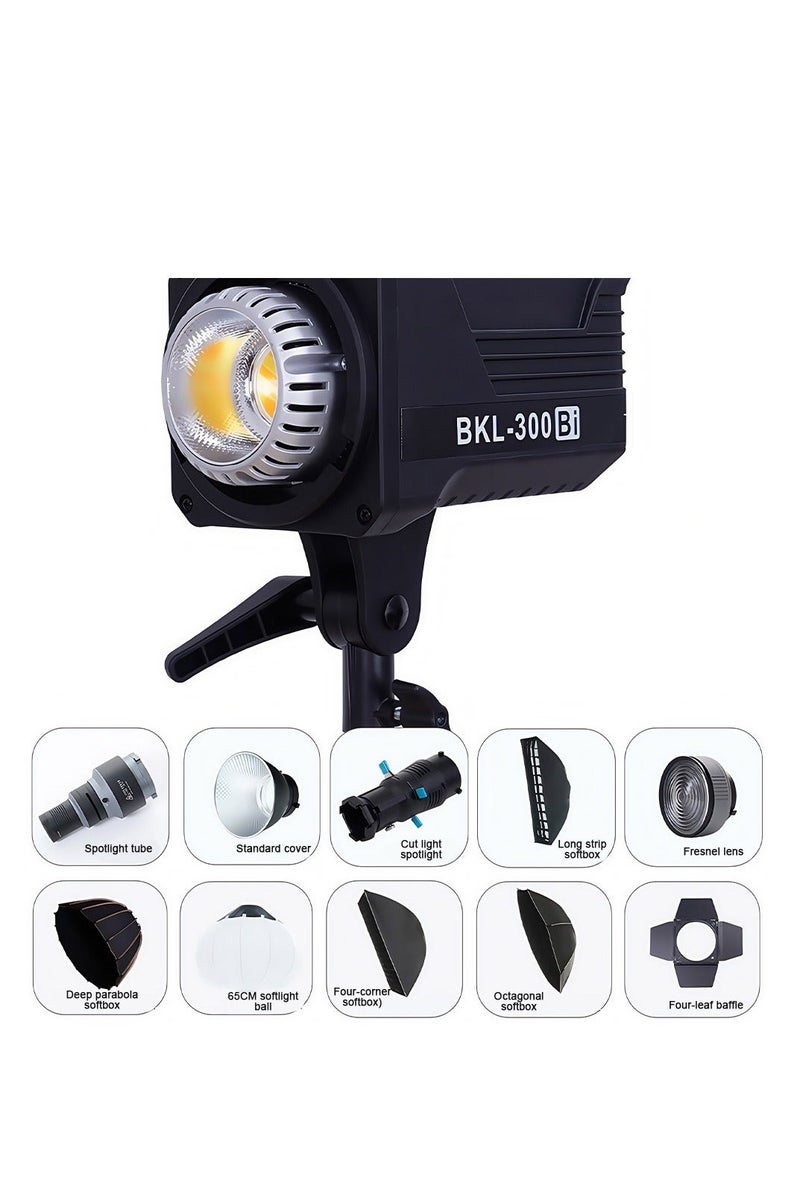 Glanfen Professional COB Photography Studio Lighting Kit,120W 2700-6500K Bi-Color Led Video Light with 60*90cm Softbox & Adjustable Stand for Photo/Video/Live Streaming - Image 5
