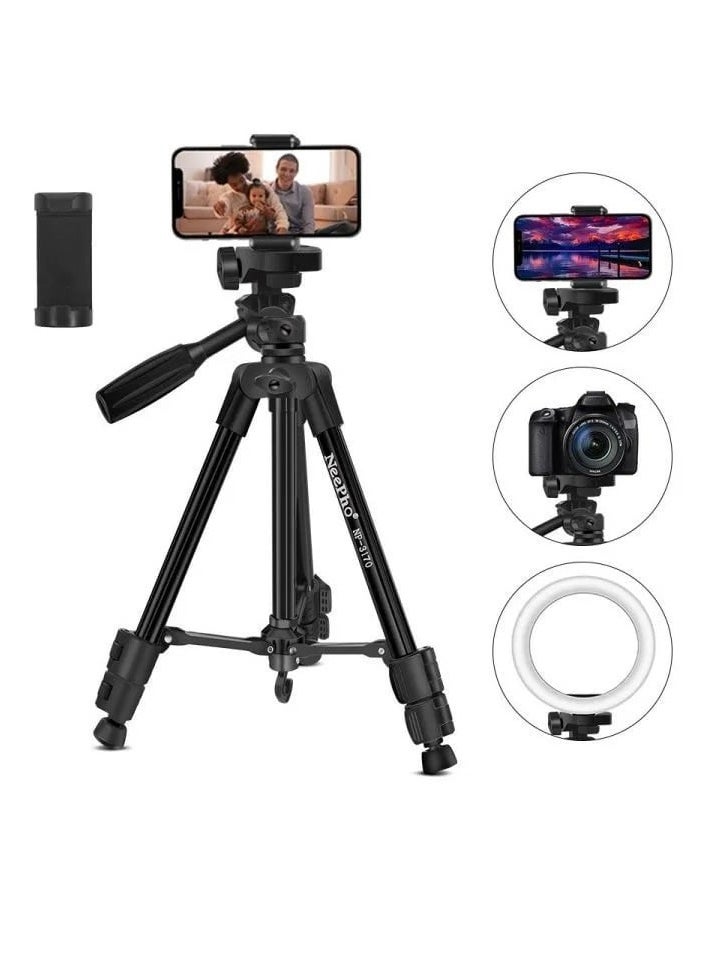 NeePho NP3170 Photography Statief Outdoor Live Selfie Camera Telefoon Floor Stand Voor Dslr Camera 1.1M  - Image 2