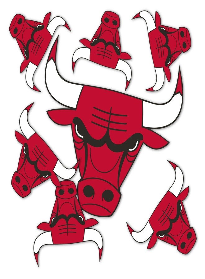 Desert Cactus Chicago Bulls NBA Officially Licensed Sticker Vinyl Decal Laptop Water Bottle Car Scrapbook (Type 3-1) - Image 1