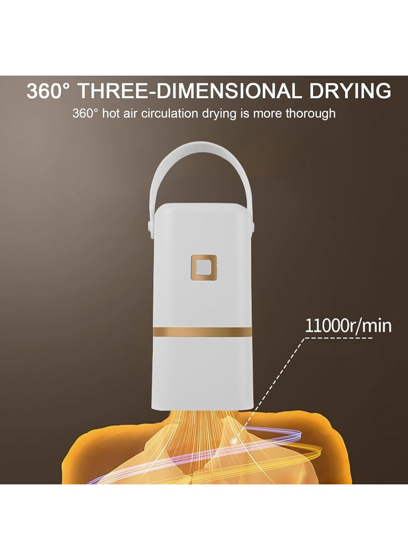 Sisliya Sisliya Portable Clothes DryerFoldable Portable Dryer with Timer FunctionClothes Dryer for TravelApartmentRvHomefor ClothingUnderwearBaby Clothes and SocksMini Dryer with Drying Bag  - Image 4