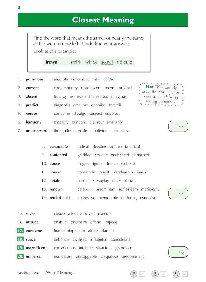 11+ CEM Verbal Reasoning Stretch Practice Book & Assessment Tests - Ages 10-11 (with Online Edition)  - Image 4