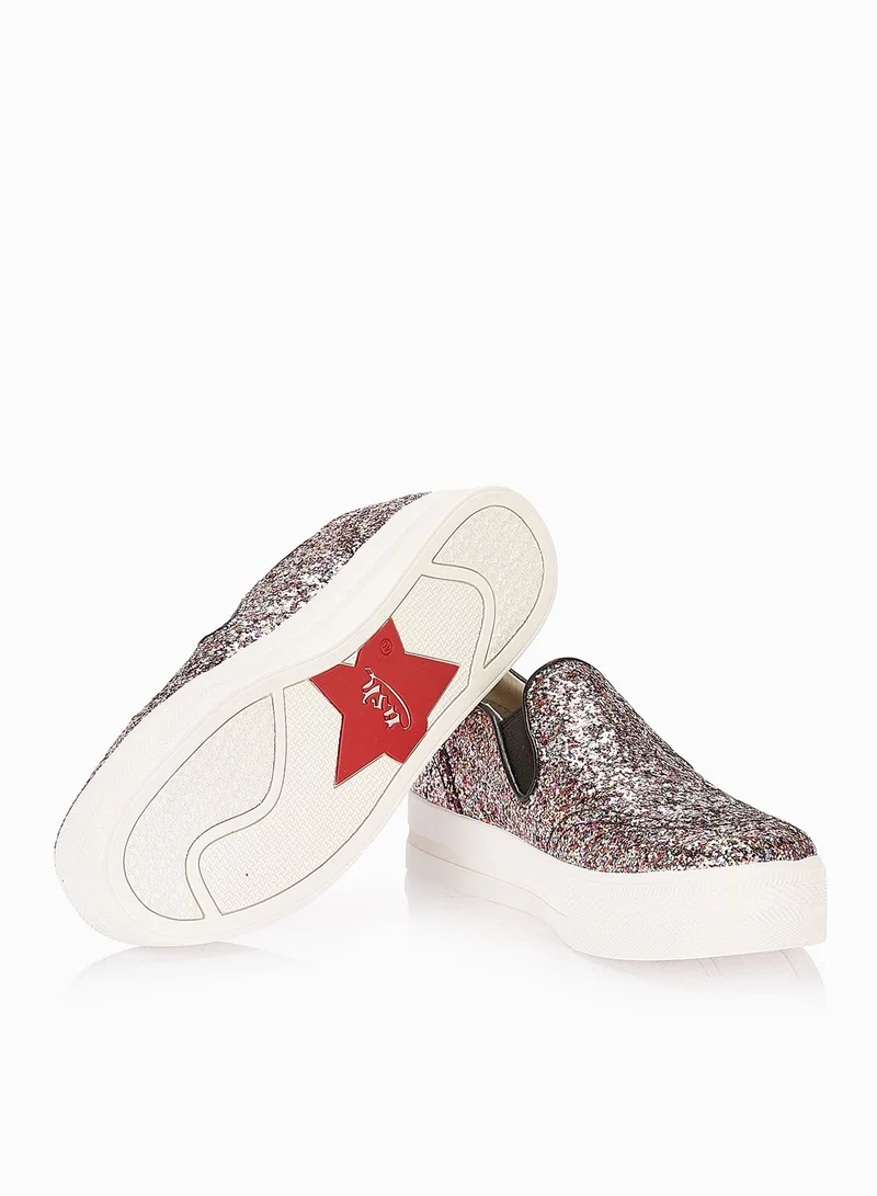 Ash Jungle Bis Glitter Slip Ons