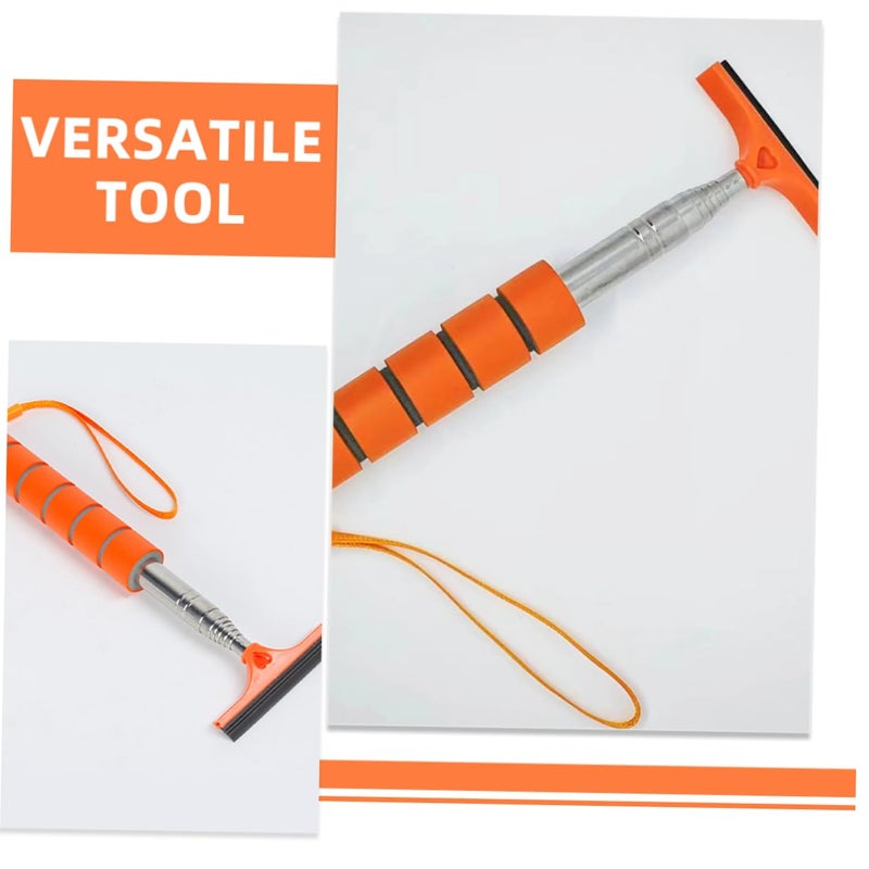 Telescopic Rearview Mirror Wiper Squeegee Multifunctional Car Window Cleaner With Comfortable Grip - Image 5